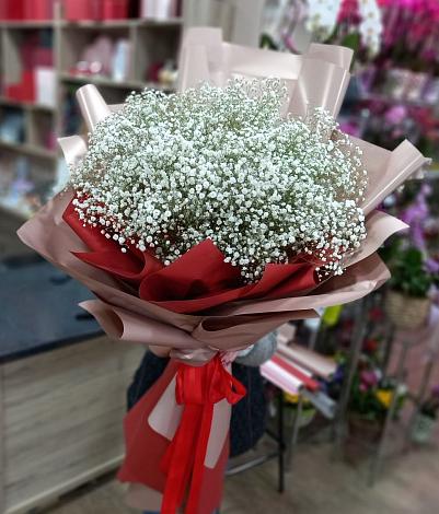 Букет цветов из: Гипсофила в Тюхтете