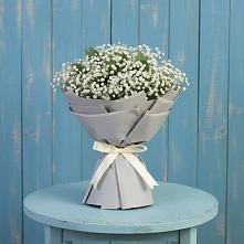 Букет цветов из:  Гипсофила в Тюхтете