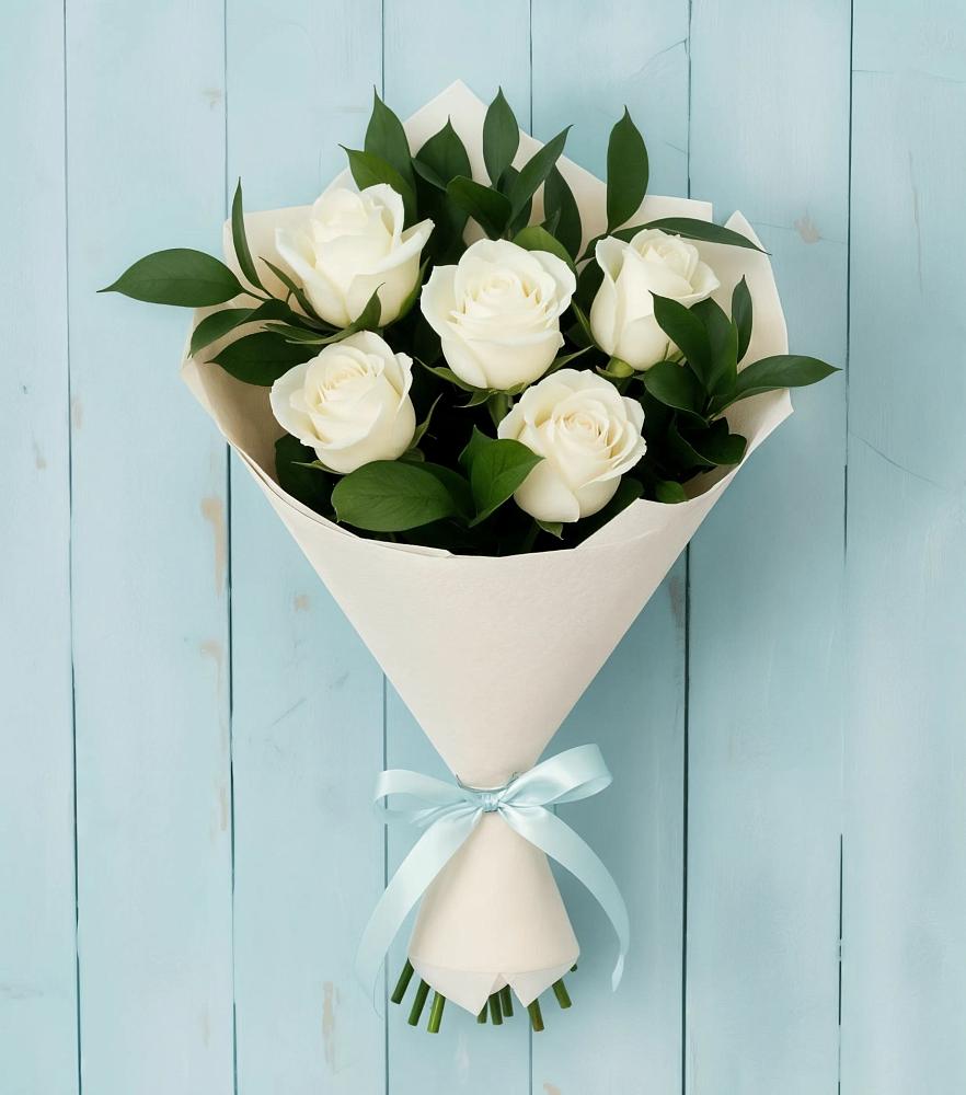 Букет цветов из: Розы в Тюхтете