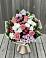 Букет цветов из: Альстромерии, Гвоздики, Розы и Хризантемы в Тюхтете