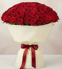 Букет 101 Красная роза Милано в Тюхтете