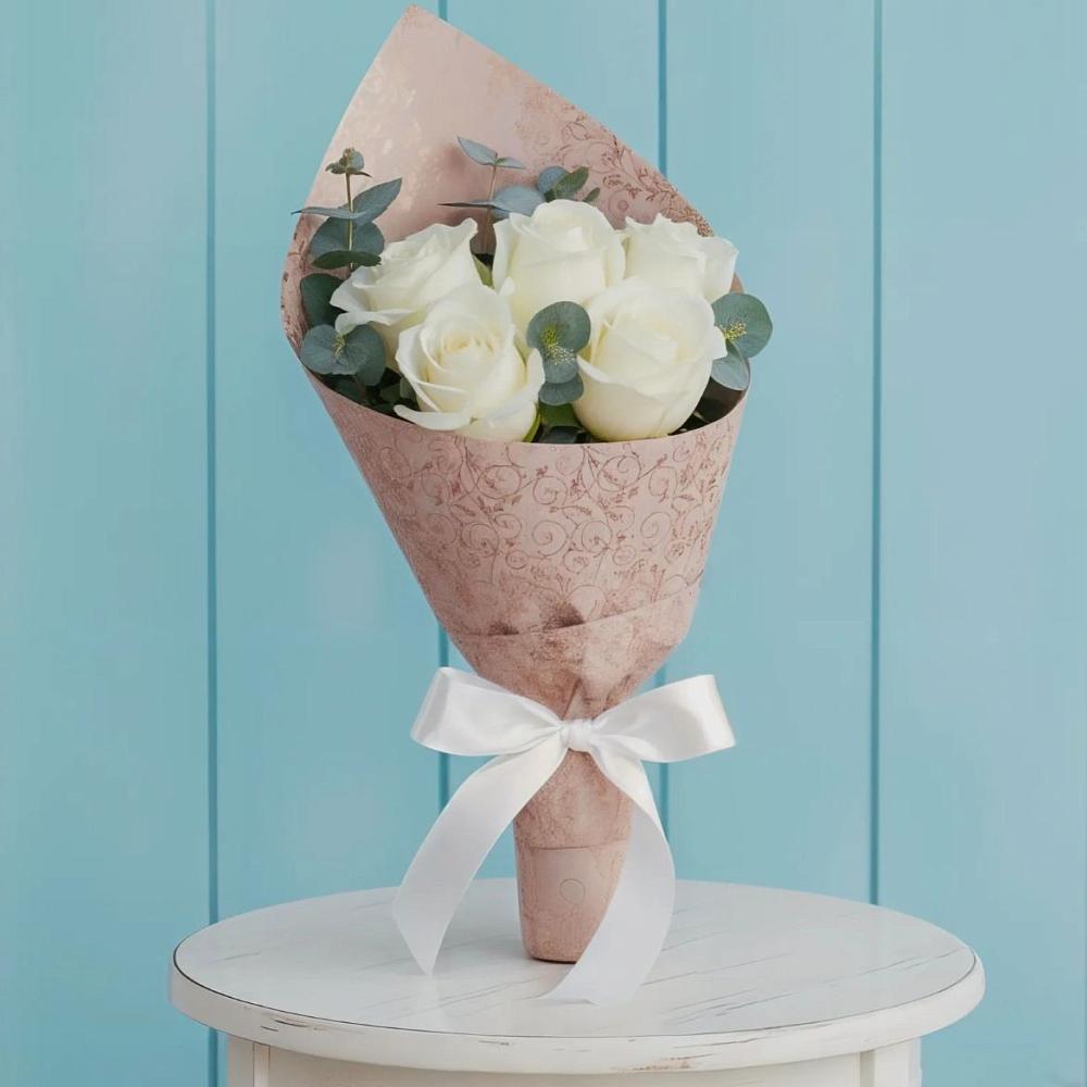 Букет цветов из: Розы в Тюхтете