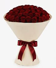 Букет 101 Бордовая роза Блэк Бакарра в Тюхтете