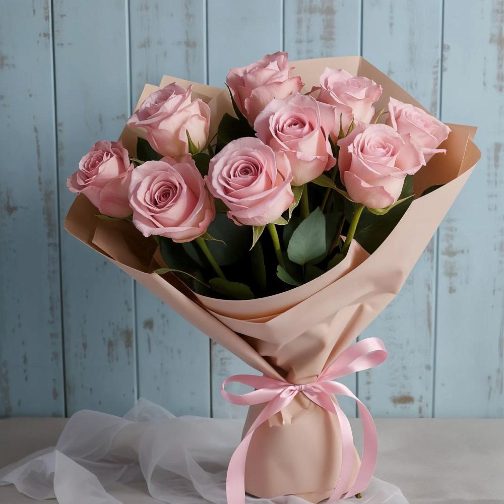 Букет цветов из: Розы в Тюхтете