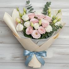Букет цветов из:  Лизиантусы в Тюхтете
