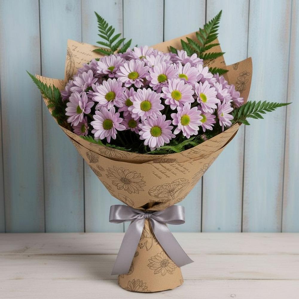 Букет цветов из: Хризантемы в Тюхтете