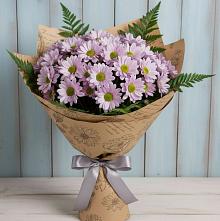 Букет цветов из:  Хризантемы в Тюхтете