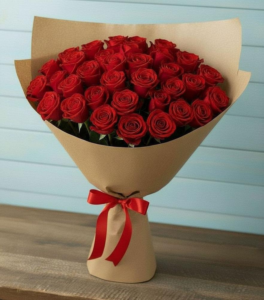 Букет Красные розы Милано в Тюхтете
