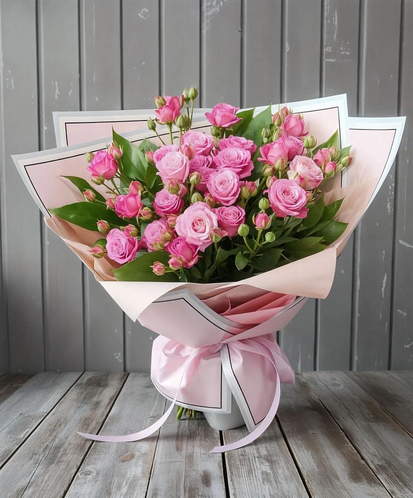 Букет Розовый кустик в Тюхтете