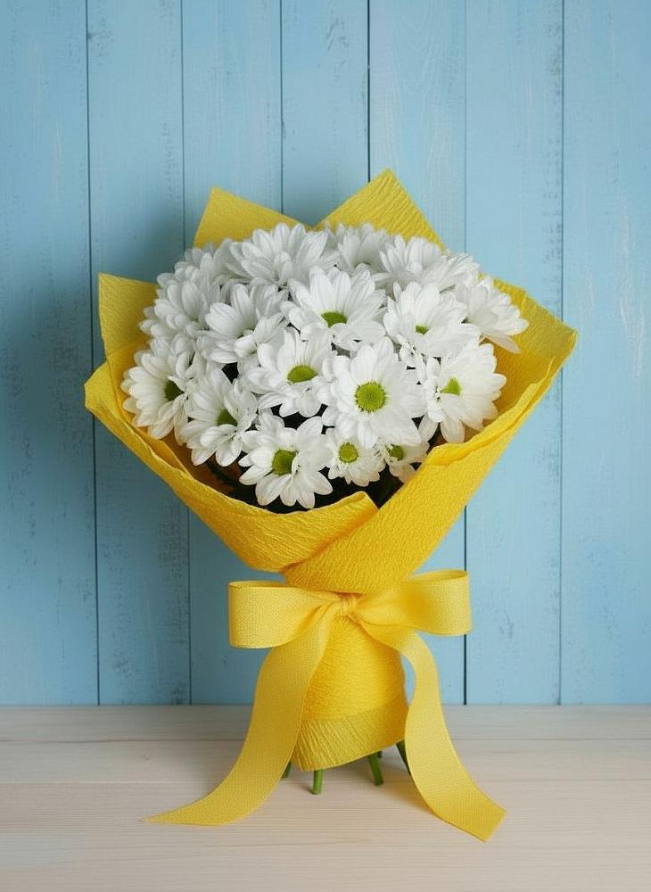 Букет цветов из: Хризантемы в Тюхтете