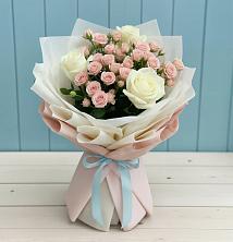 Букет цветов из:  Розы в Тюхтете