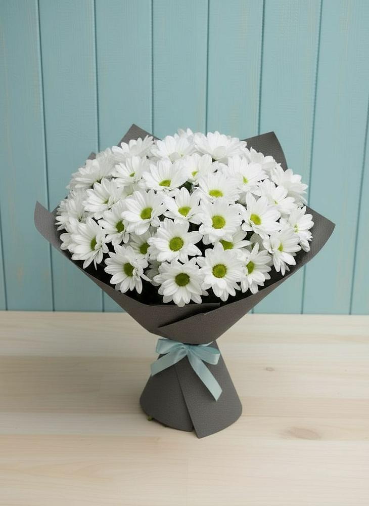 Букет цветов из: Хризантемы в Тюхтете