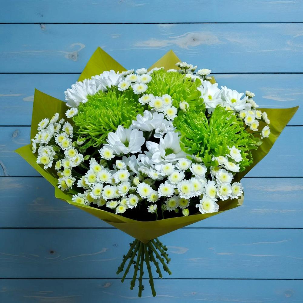 Букет цветов из: Хризантемы в Тюхтете