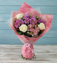 Букет цветов из:  Герберы в Тюхтете