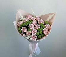 Букет цветов из:  Розы и Хризантемы в Тюхтете