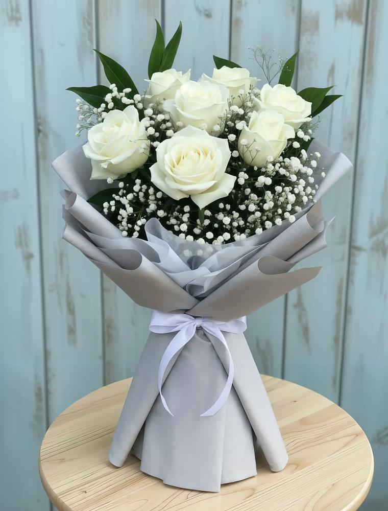 Букет цветов из: Розы в Тюхтете