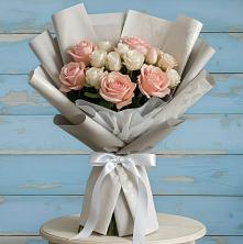 Букет цветов из:  Розы в Тюхтете