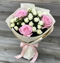 Букет цветов из:  Розы в Тюхтете