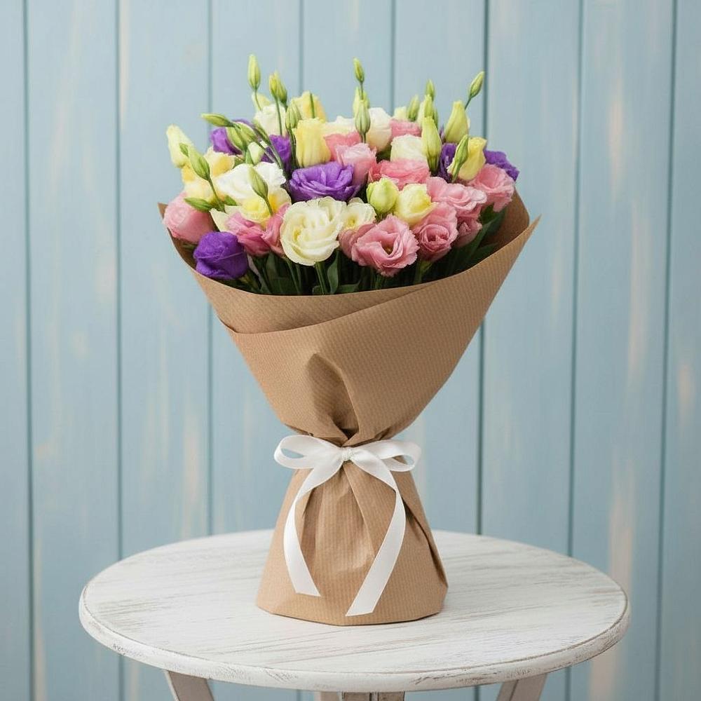 Букет цветов из: Лизиантусы в Тюхтете