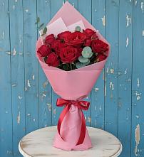 Букет цветов из:  Розы в Тюхтете