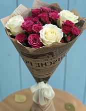 Букет цветов из:  Розы в Тюхтете