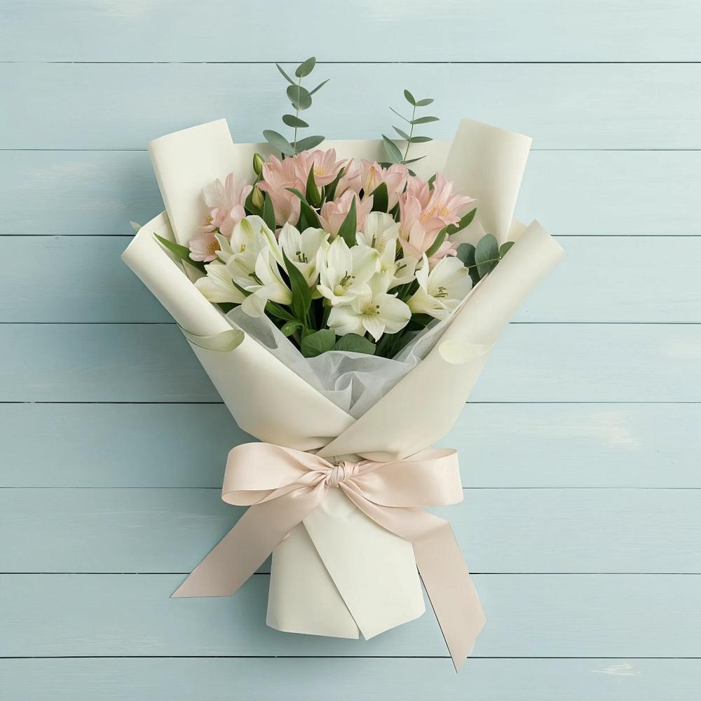 Букет цветов из: Альстромерии в Тюхтете