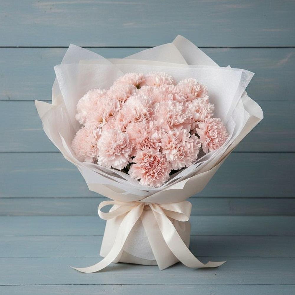 Букет цветов из: Гвоздики в Тюхтете