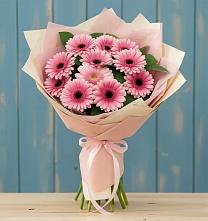 Букет цветов из:  Герберы в Тюхтете