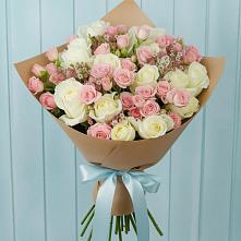 Букет цветов из:  Розы в Тюхтете