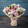 Букет цветов из: Хризантемы, Альстромерии и Розы в Тюхтете